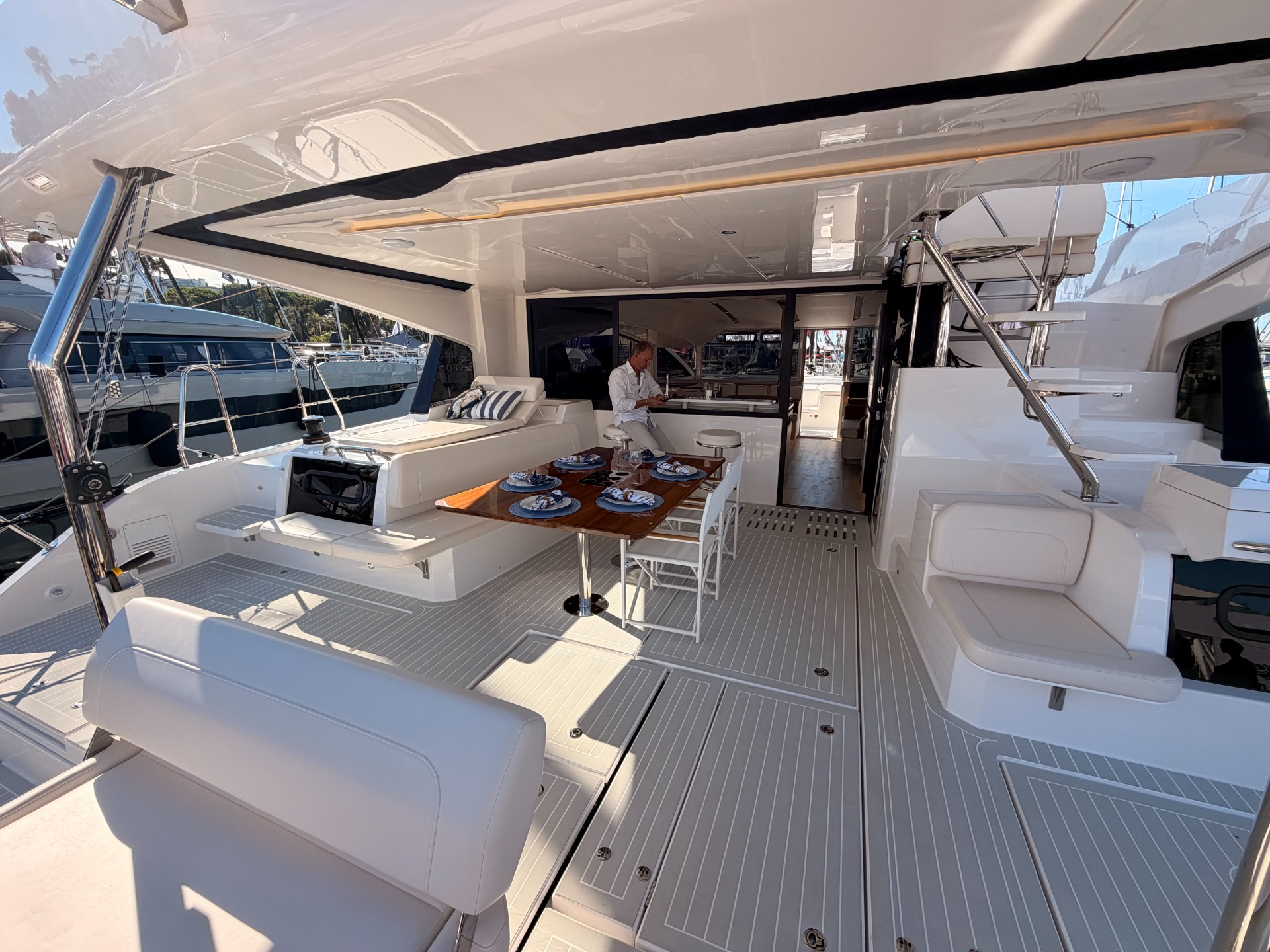 Aquila 45 Sail — pozzetto di poppa vista VII
