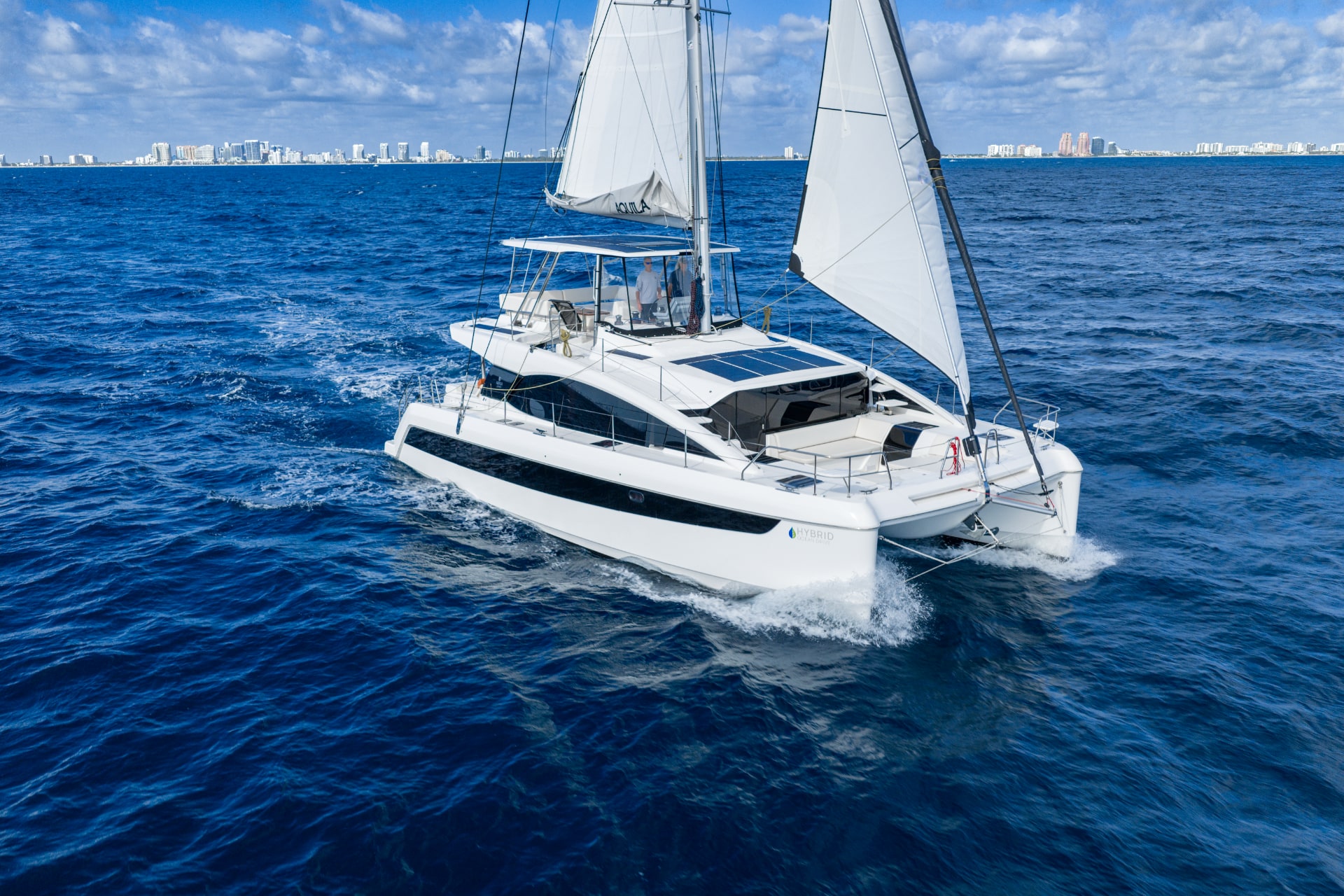Aquila 50 Sail — render in navigazione I
