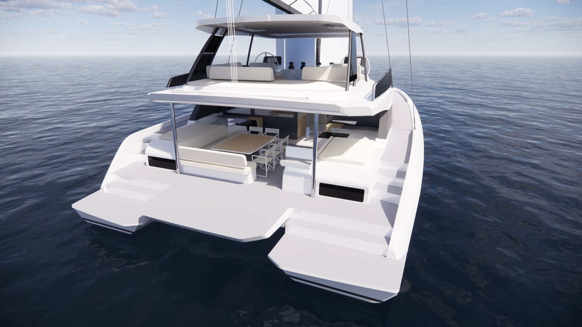 Aquila 65 Sail — cockpit di poppa