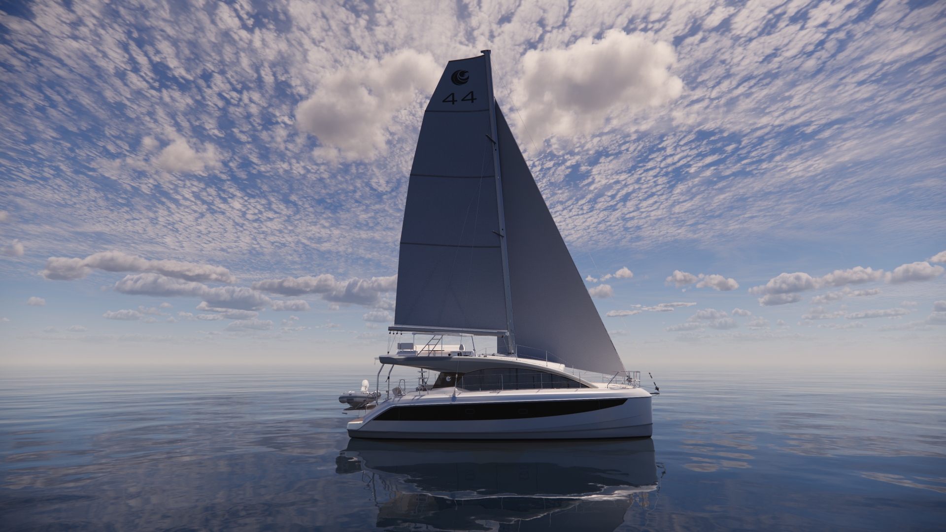 Aquila 45 Sail — prospettiva laterale